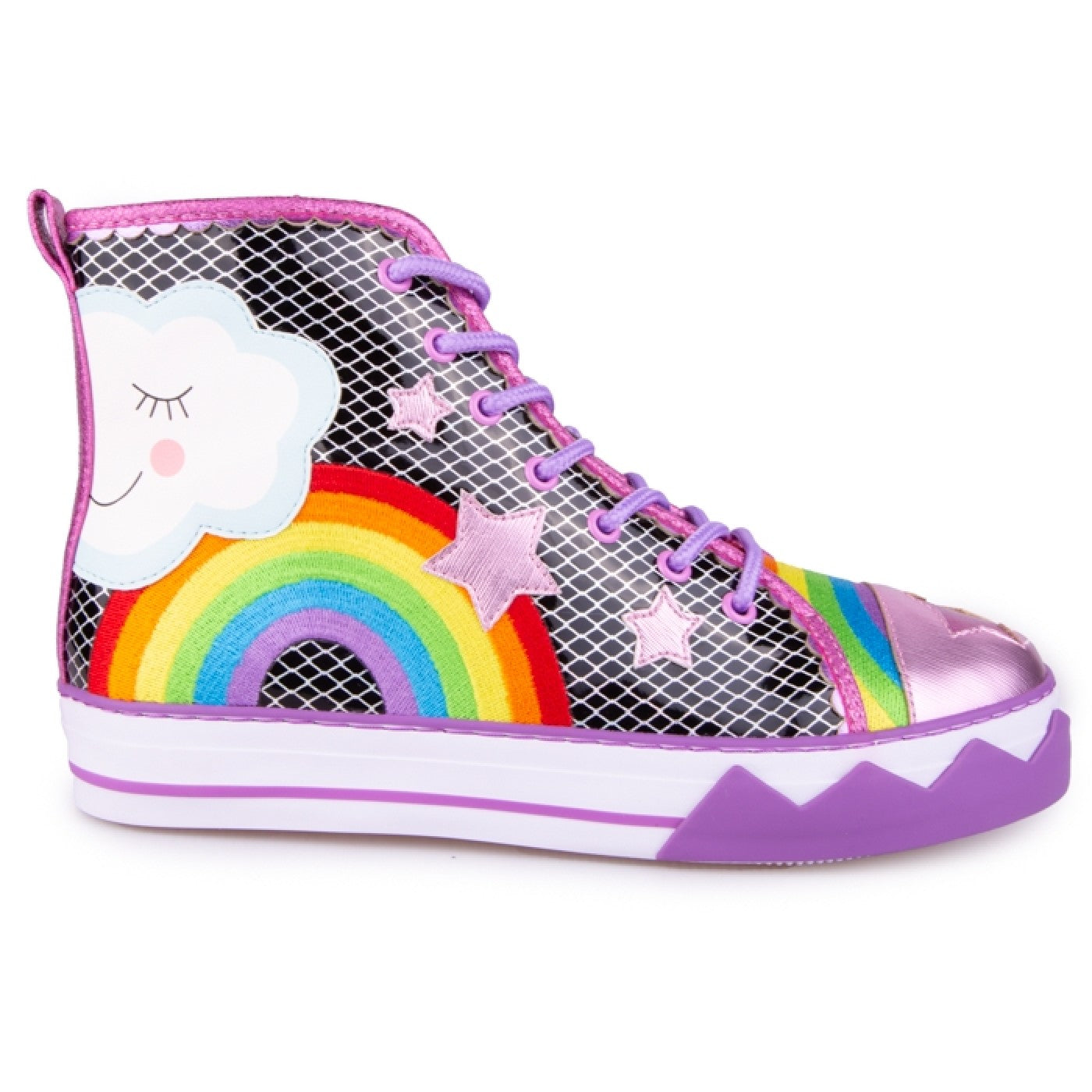 Irregular Choice - It's Always Sunny Black/Purple