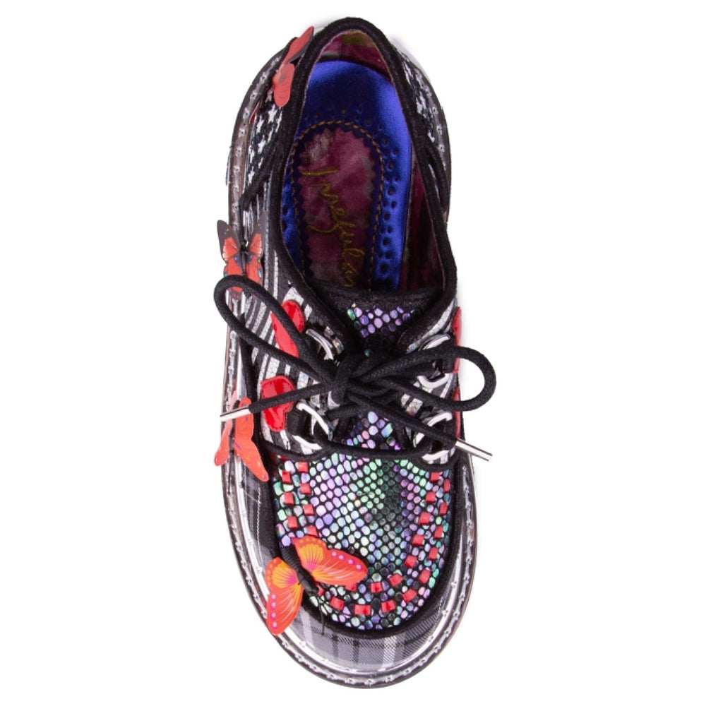 Irregular Choice Butterfly Bounce Black/Red