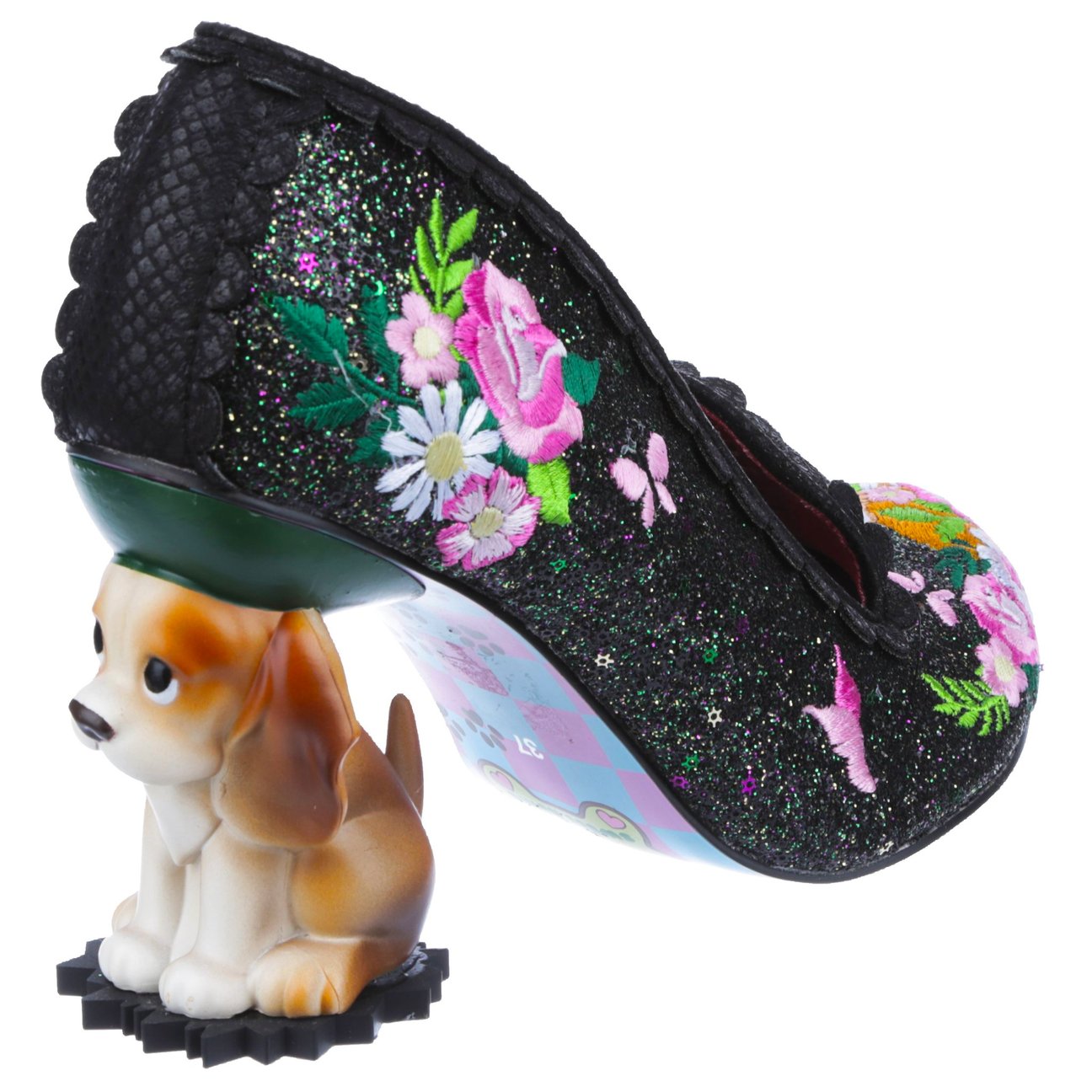 Irregular Choice - Bougainvillea Black/Pink