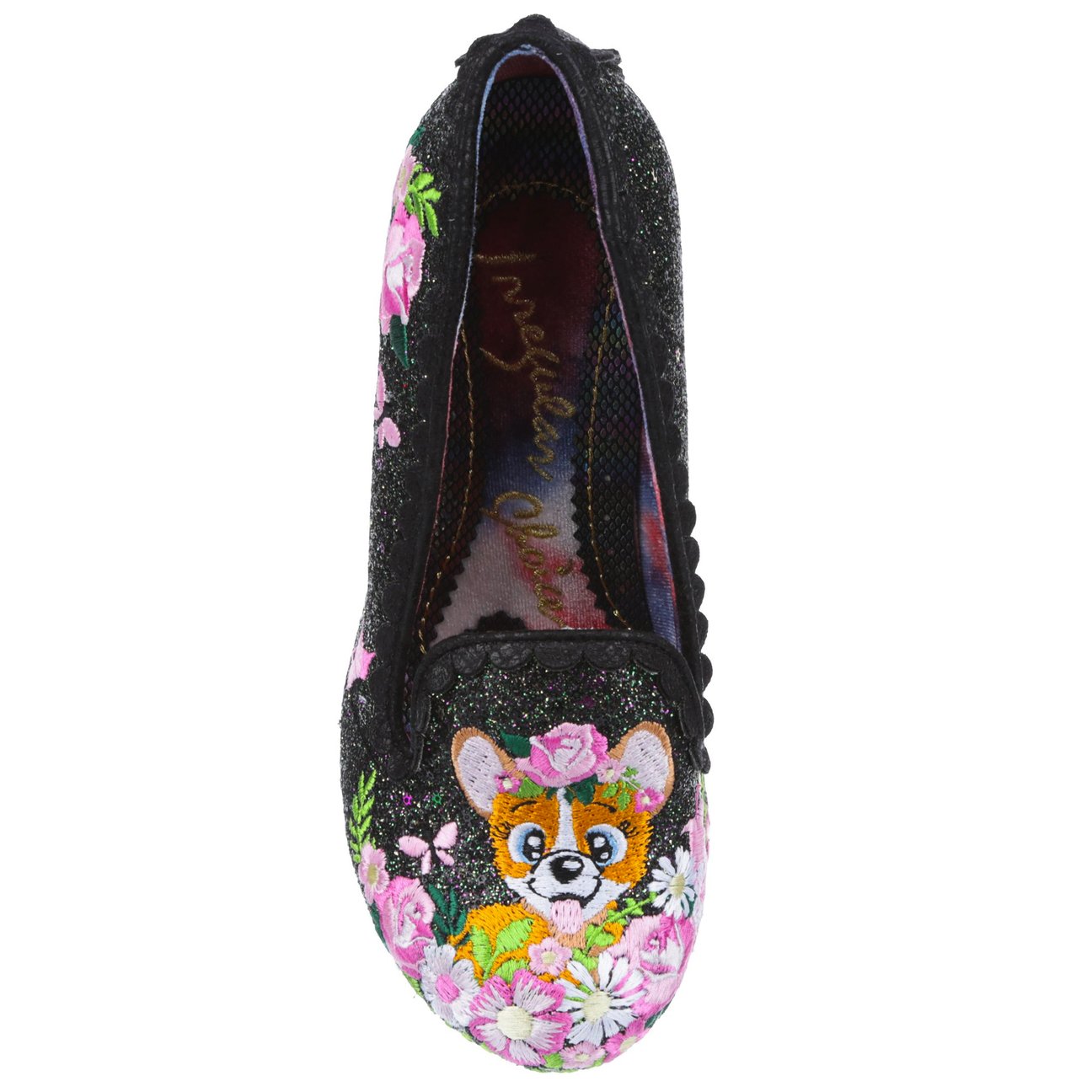 Irregular Choice - Bougainvillea Black/Pink