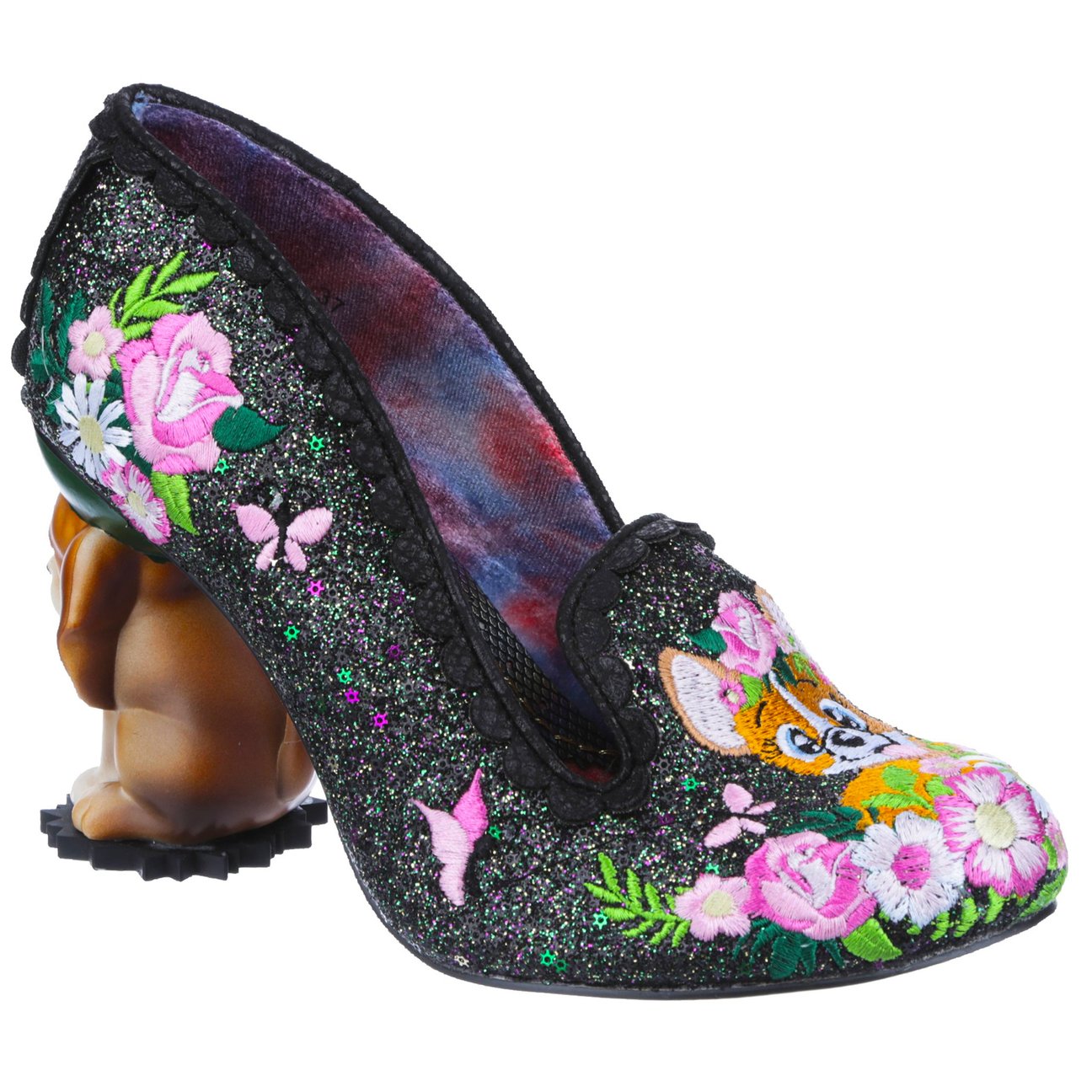 Irregular Choice - Bougainvillea Black/Pink