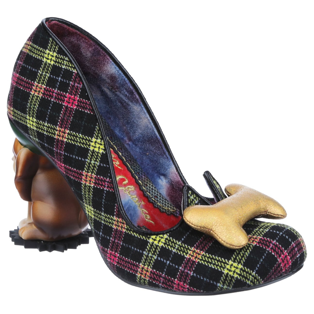 Irregular Choice - It's All Pawsible - Black/yellow/Red