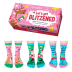 Cockney Spaniel - LET’S GET BLITZENED  Christmas Socks