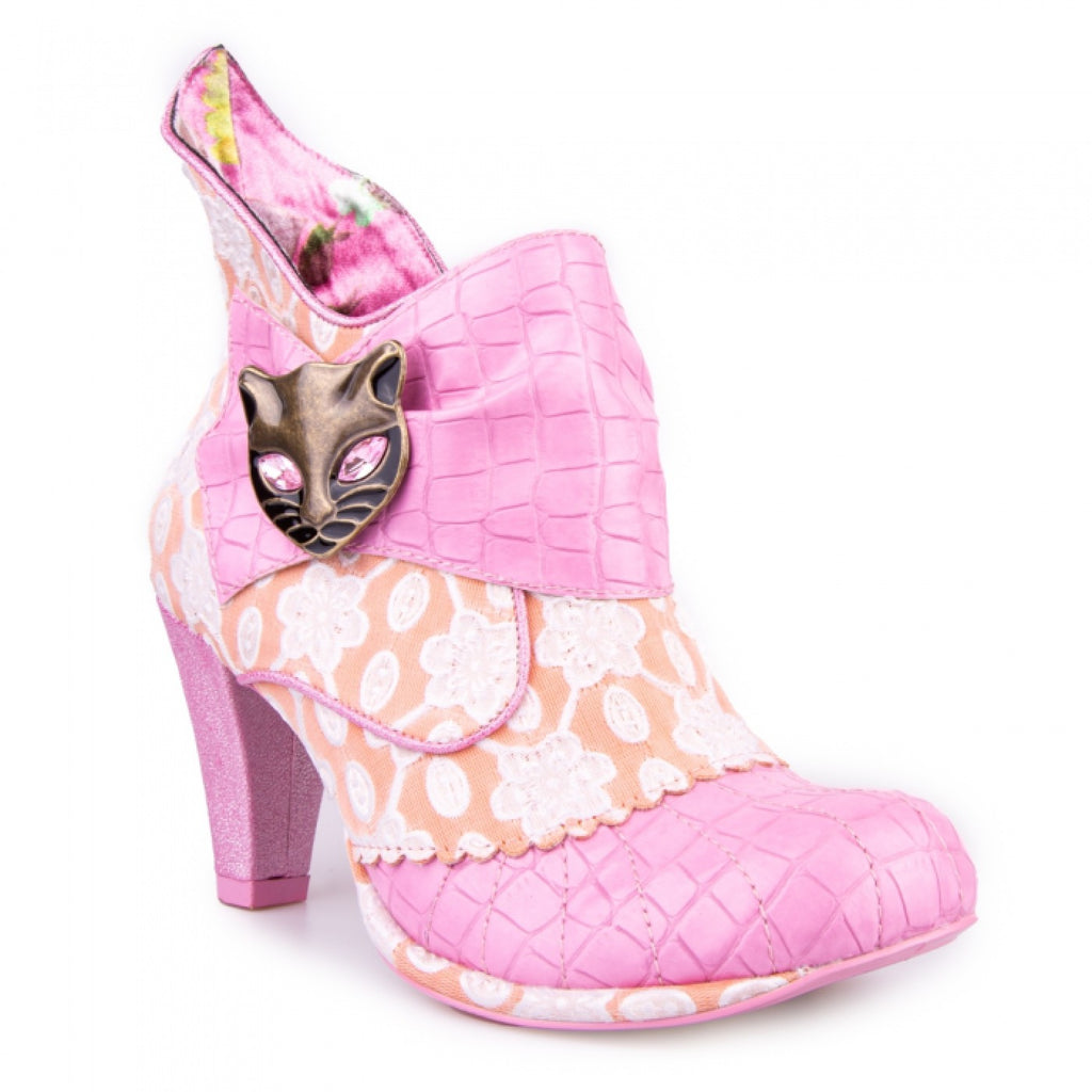 Irregular Choice Miaow Pink and Orange
