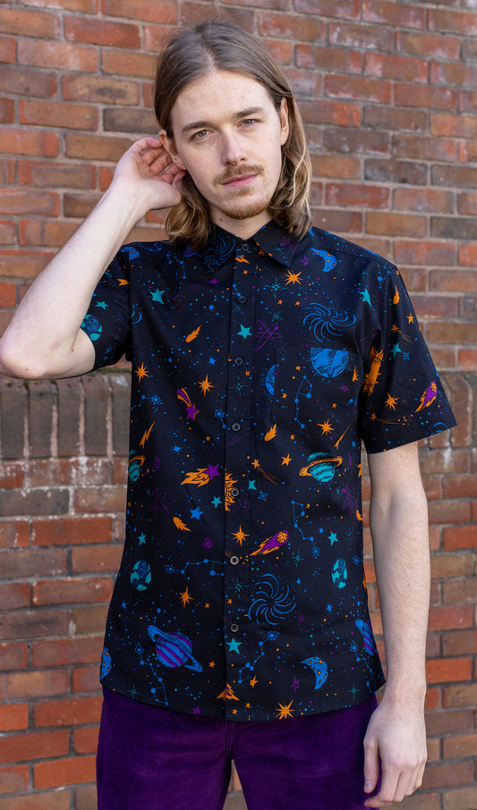 Cosmic Space Short Sleeve Shirt