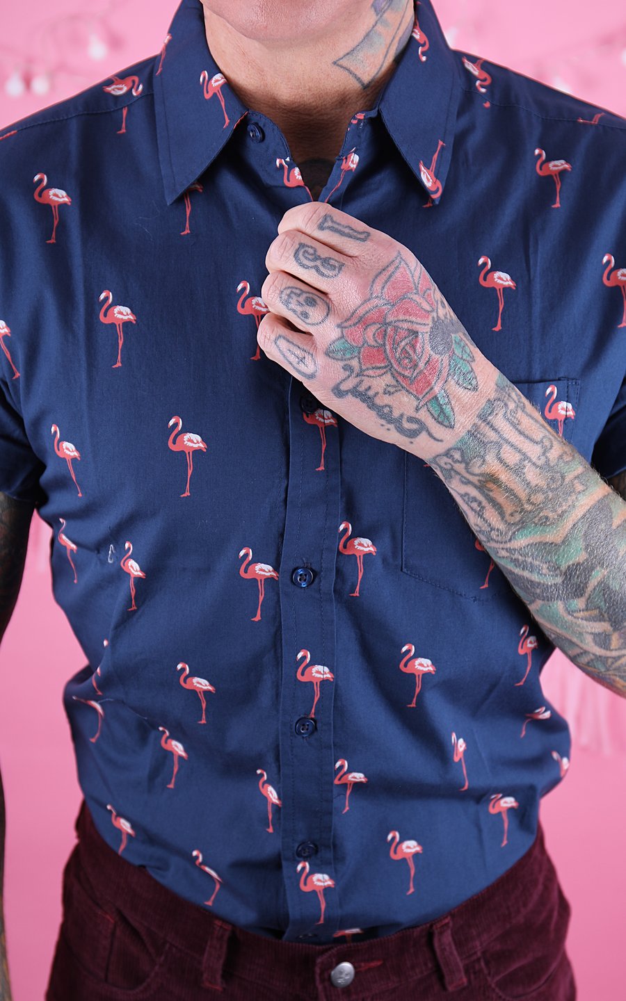 Flamingo Short Sleeved Shirt