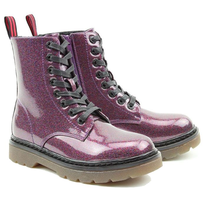 Heavenly Feet Women’s Justina 2 – Purple Glitter