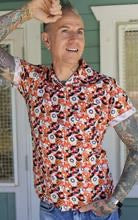 Orange Record Short Sleeve Shirt