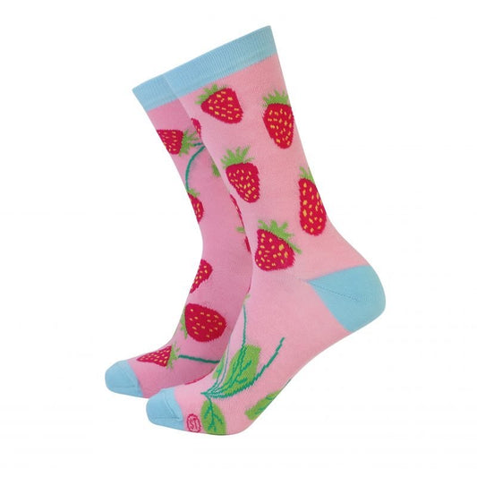 Sock Therapy ‘strawberries’ women’s bamboo socks