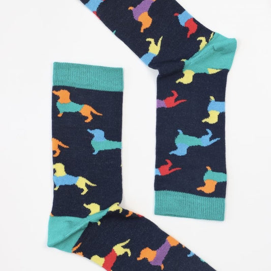 Sock Therapy ‘dachshunds’ men’s bamboo socks