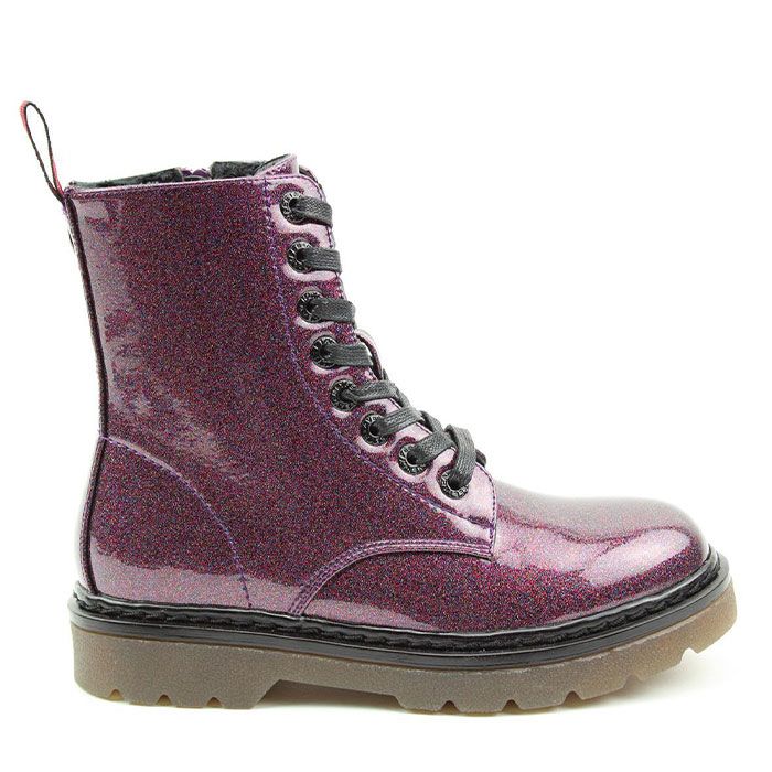 Heavenly Feet Women’s Justina Boots – Purple Glitter