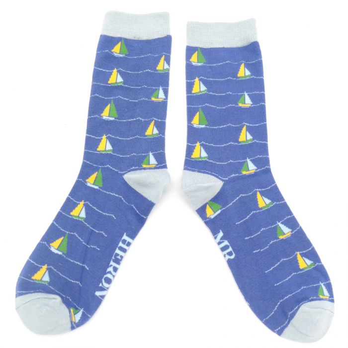 Mr Heron Sailing boat socks