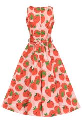 Lady Vintage - Strawbelicious Hepburn Dress
